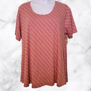 Pink and Grey LulaRoe Perfect T